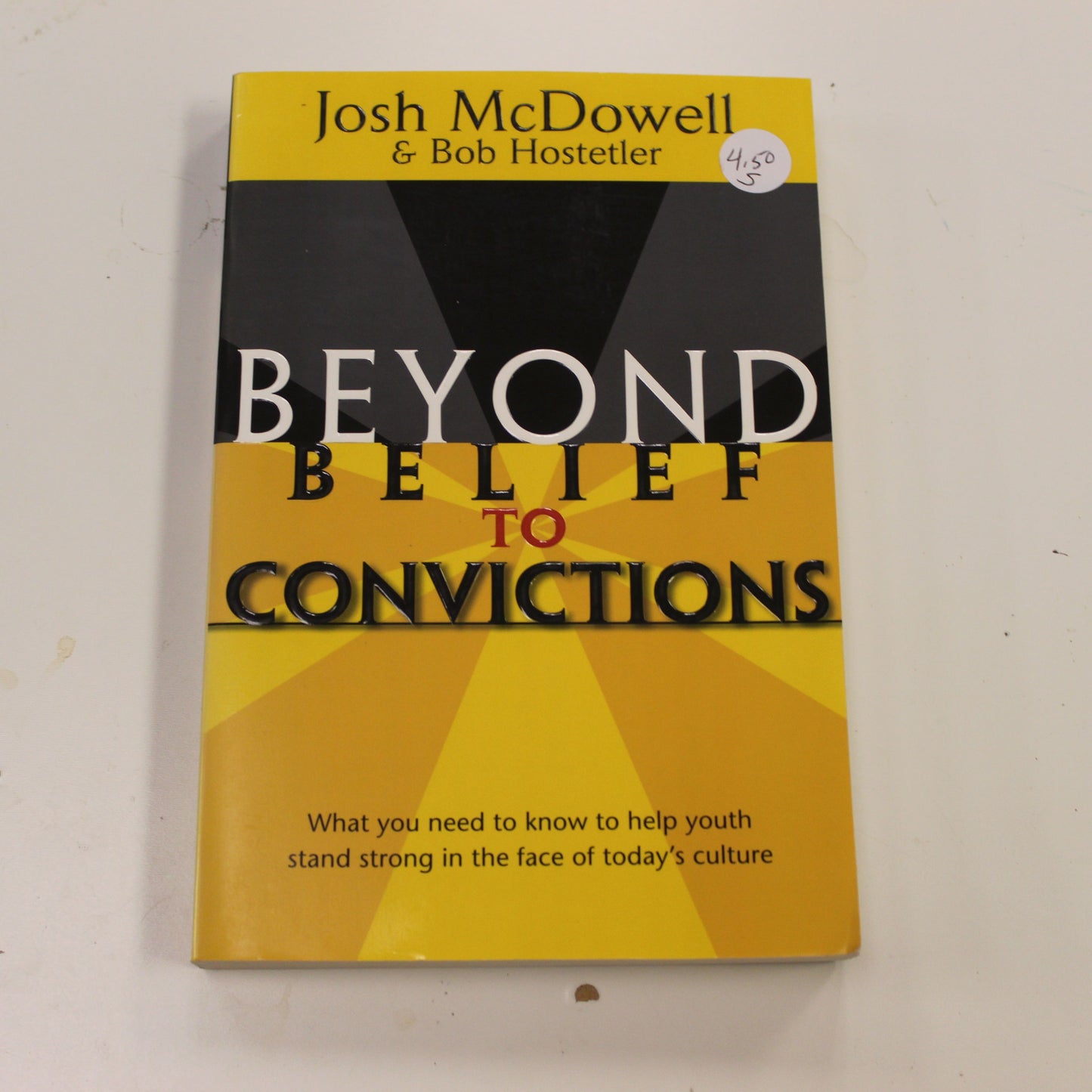BEYOND BELIEF TO CONVICTIONS