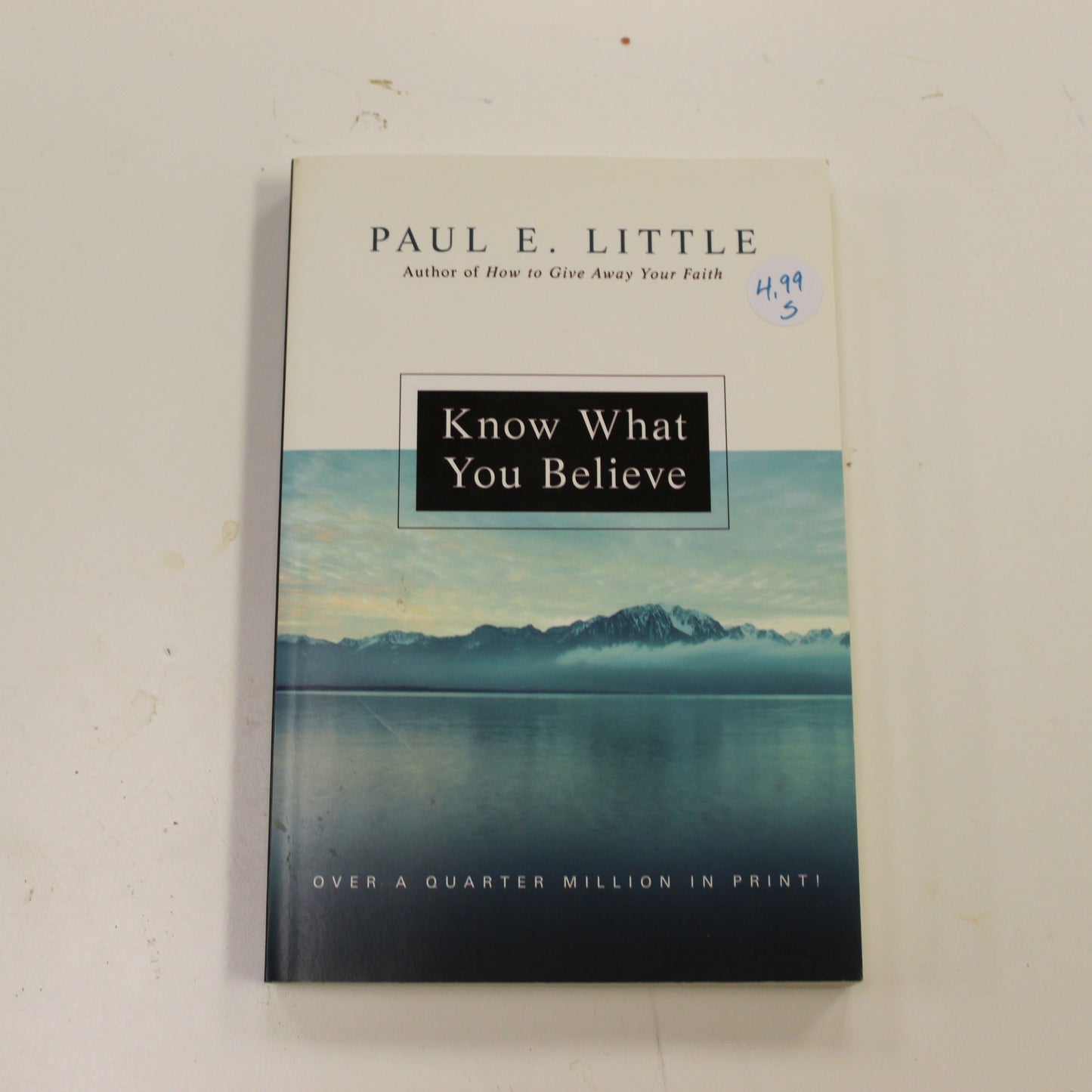 KNOW WHAT YOU BELIEVE