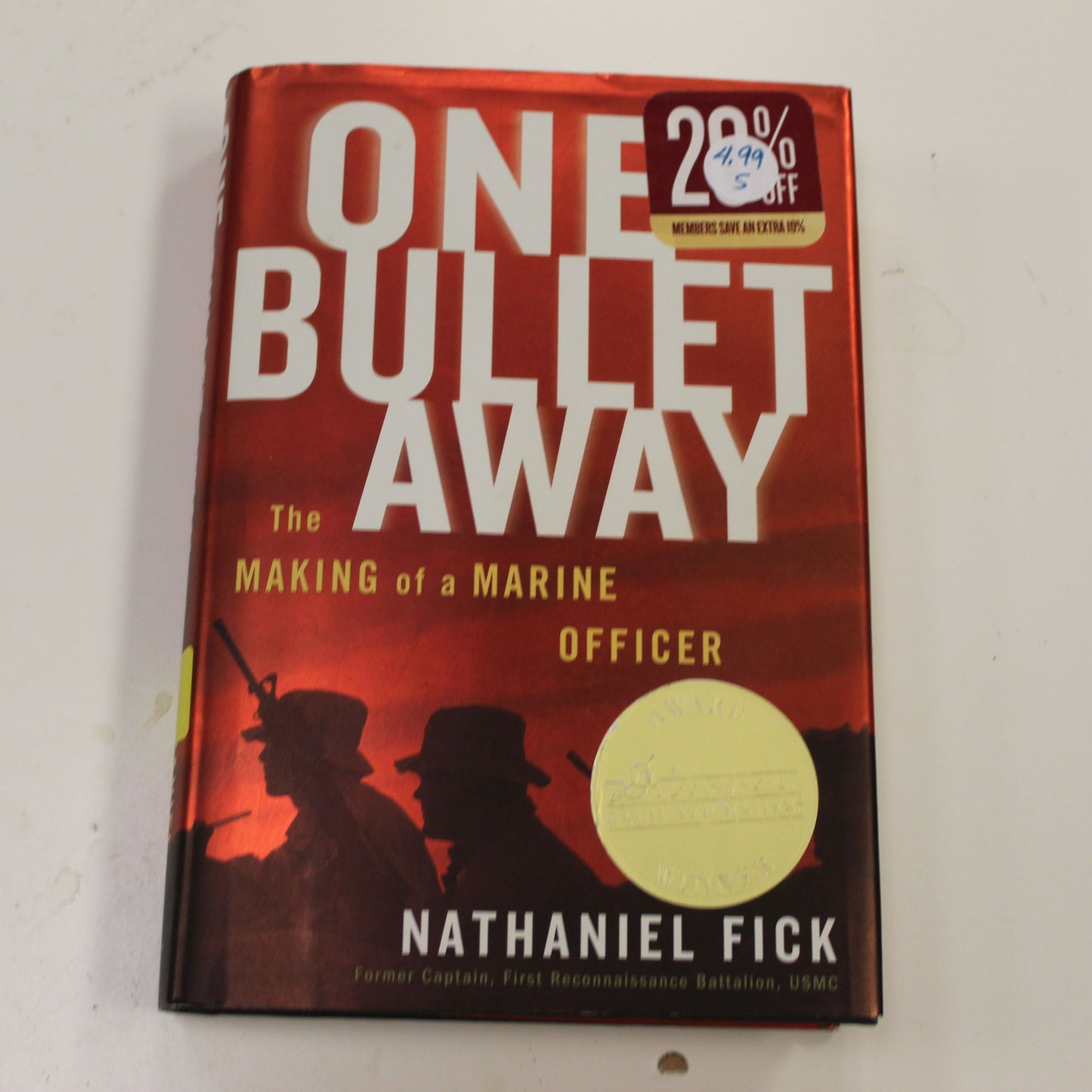 ONE BULLET AWAY: THE MAKING OF A MARINE OFFICER