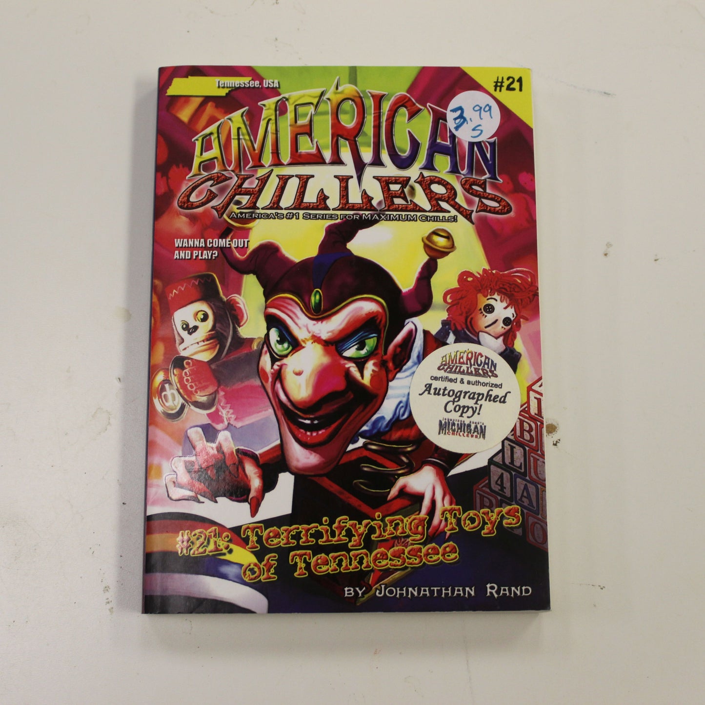 AMERICAN CHILLERS #21 TERRIFYING TOYS OF TENNESSEE