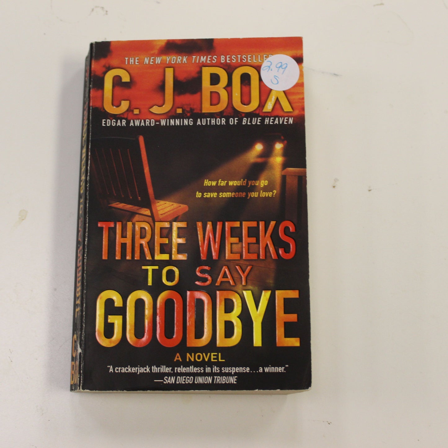 THREE WEEKS TO SAY GOODBYE