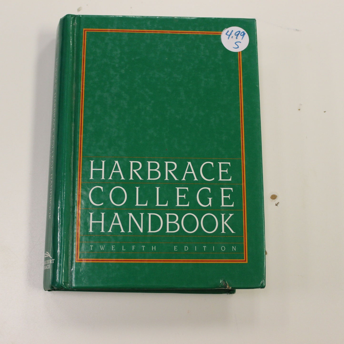 HARBRACE COLLEGE HANDBOOK 12TH EDITION