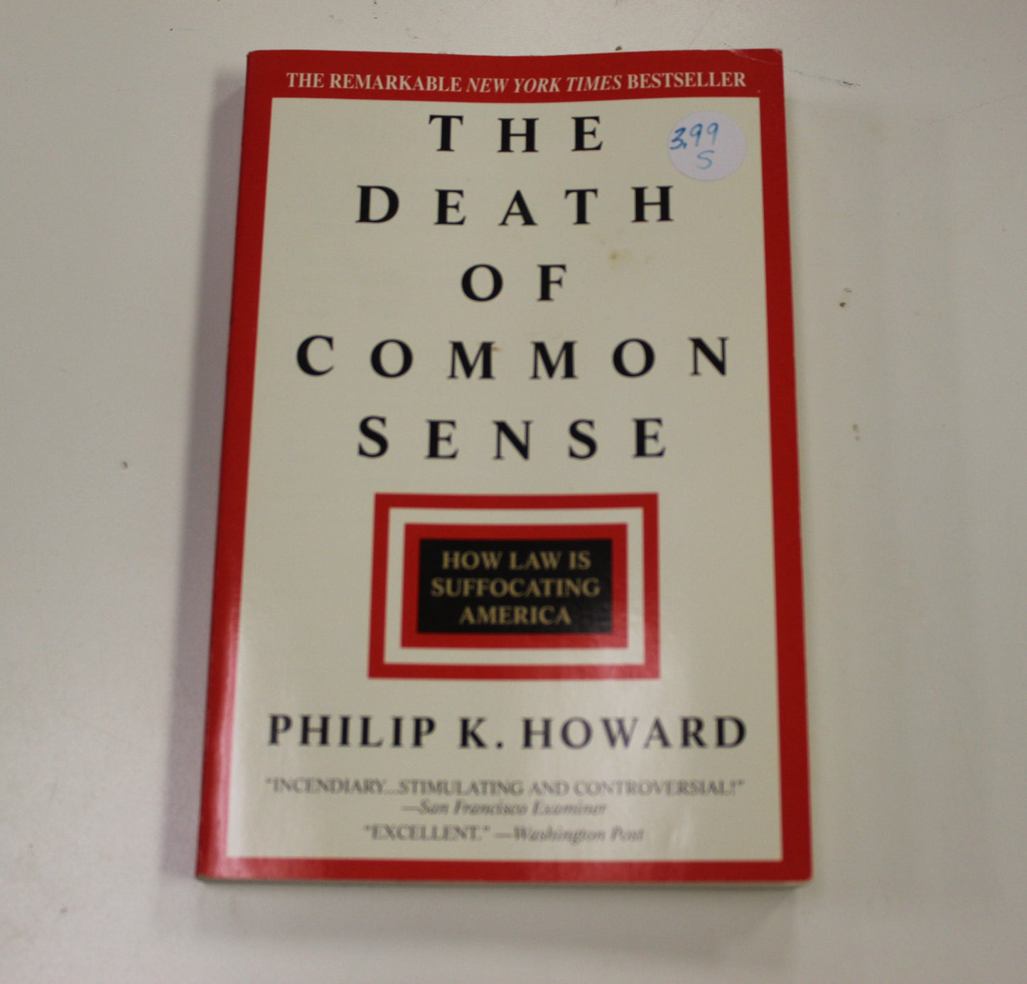 THE DEATH OF COMMON SENSE