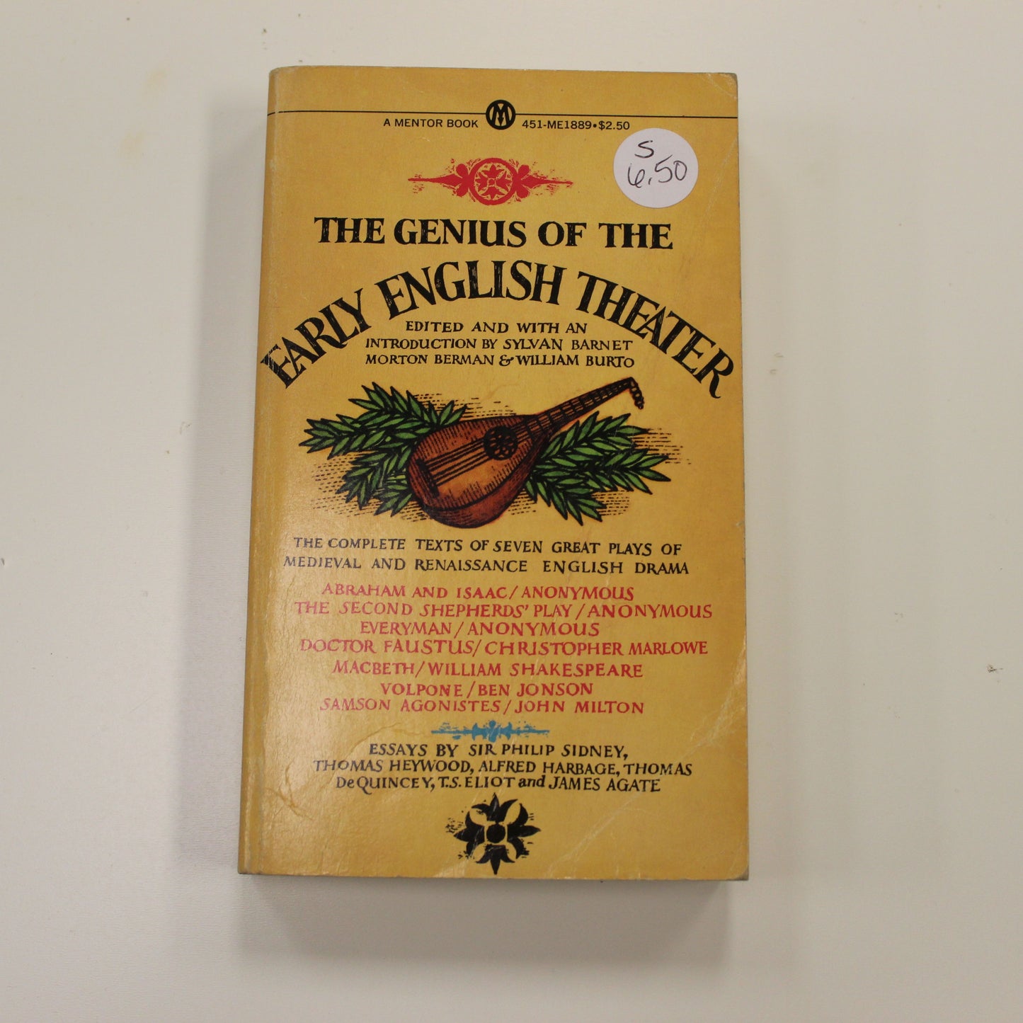 THE GENIUS OF THE EARLY ENGLISH THEATER