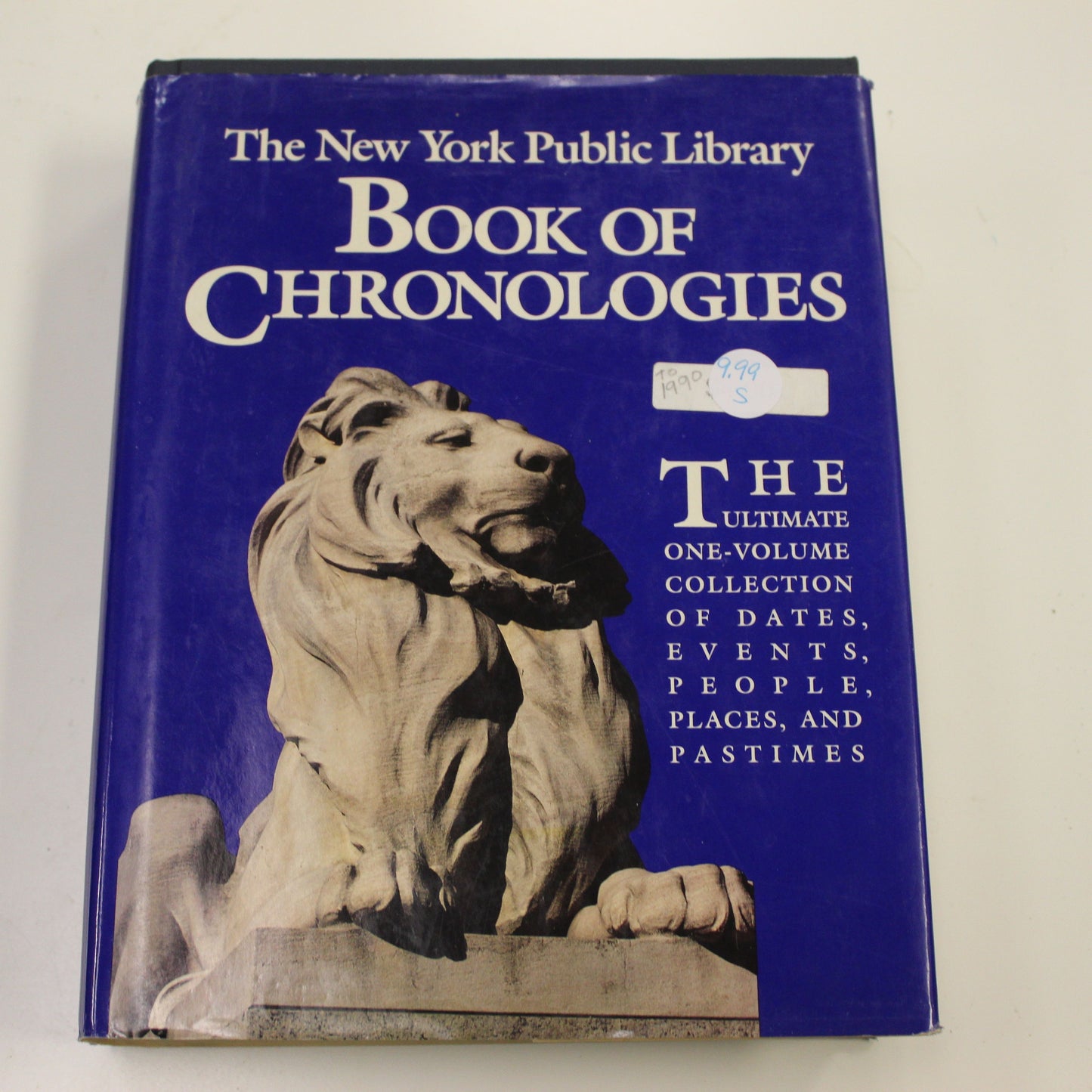THE NEW YORK PUBLIC LIBRARY BOOK OF CHRONOLOGIES