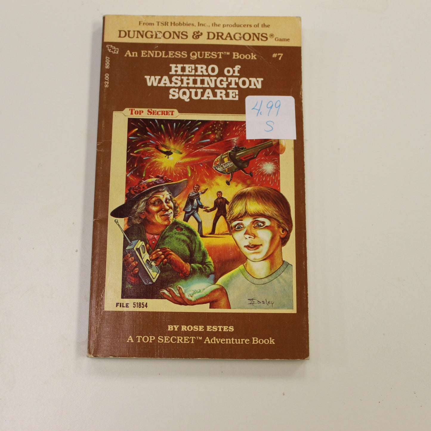 DUNGEONS & DRAGONS: HERO OF WASHINGTON SQUARE: AN ENDLESS QUEST BOOK #7