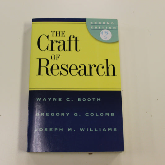 THE CRAFT OF RESEARCH