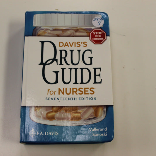 DAVIS'S DRUG GUIDE FOR NURSES 17TH EDITION