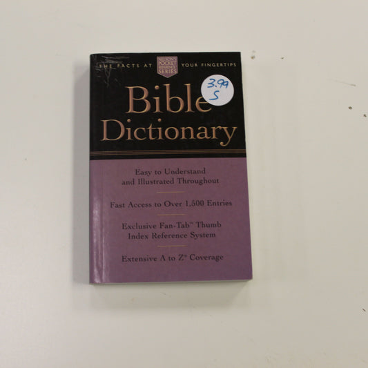 BIBLE DICTIONARY