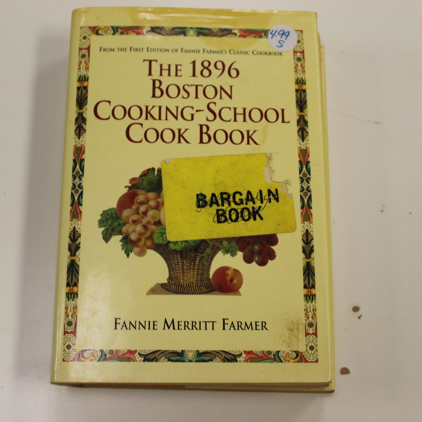 THE 1896 BOSTON COOKING-SCHOOL COOK BOOK
