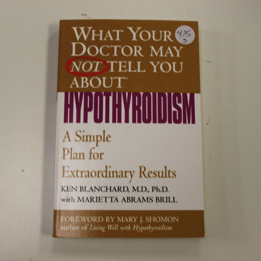 WHAT YOUR DOCTOR MAY NOT TELL YOU ABOUT HYPOTHYROIDISM
