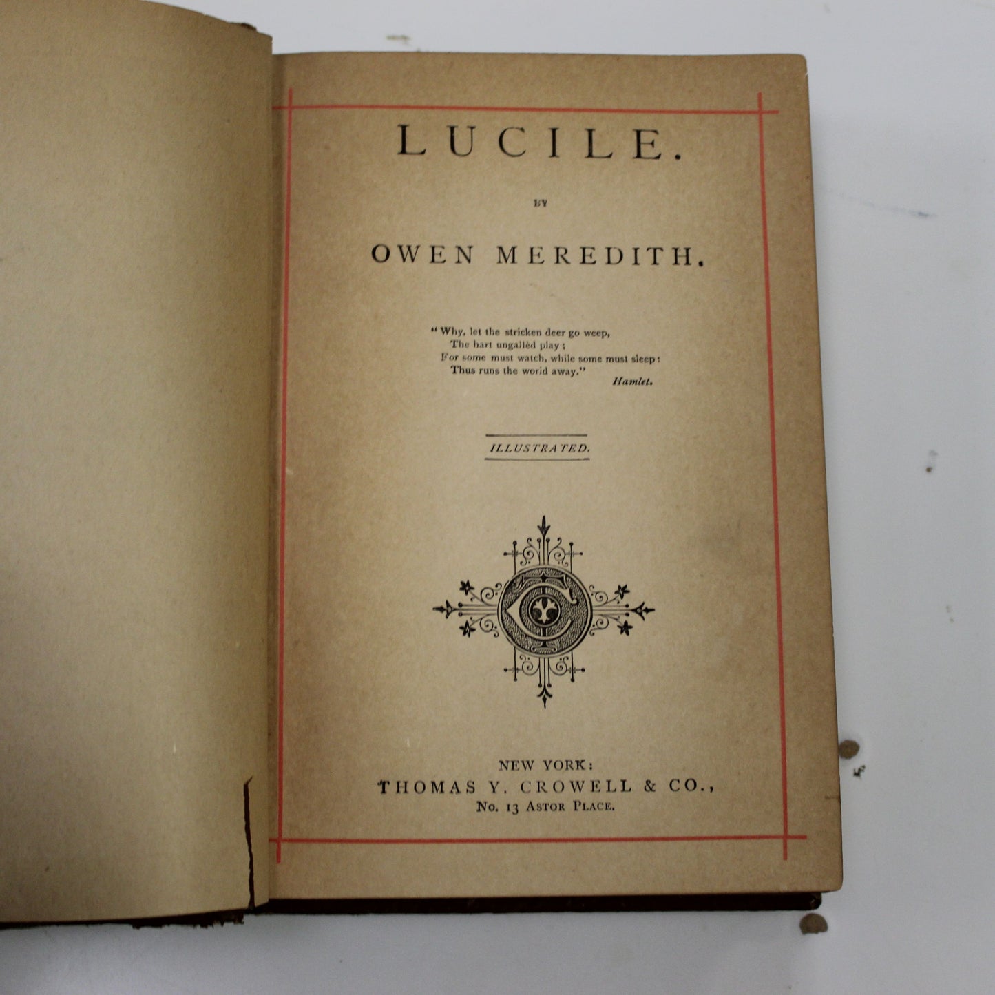 OWEN MEREDITH'S LUCILE