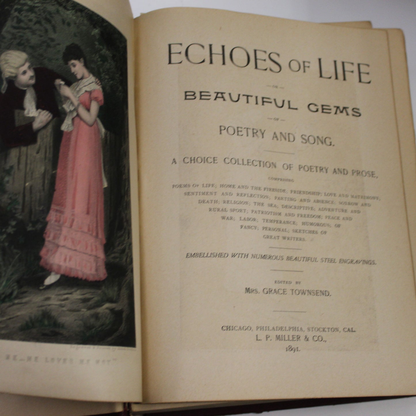 ECHOES OF LIFE OR BEAUTIFUL GEMS OF POETRY AND SONG