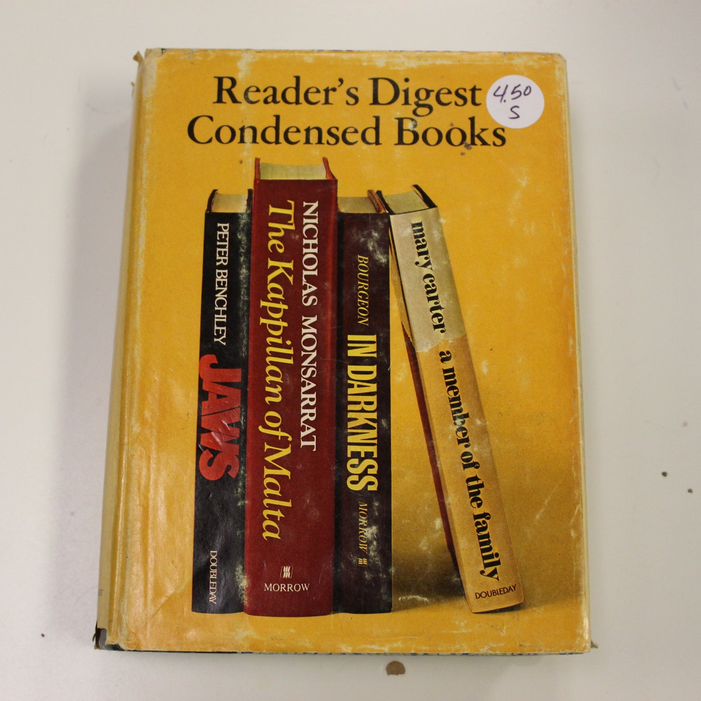 READER'S DIGEST: JAWS, THE KAPPILLAN OF MALTA, IN DARKNESS, A MEMBER OF THE FAMILY