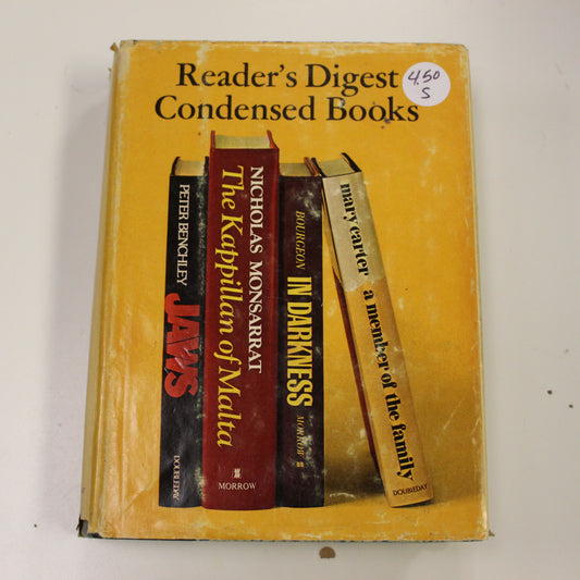 READER'S DIGEST: JAWS, THE KAPPILLAN OF MALTA, IN DARKNESS, A MEMBER OF THE FAMILY