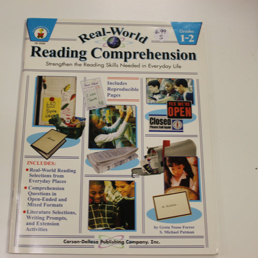 REAL WORLD READING COMPREHENSION GRADES 1-2