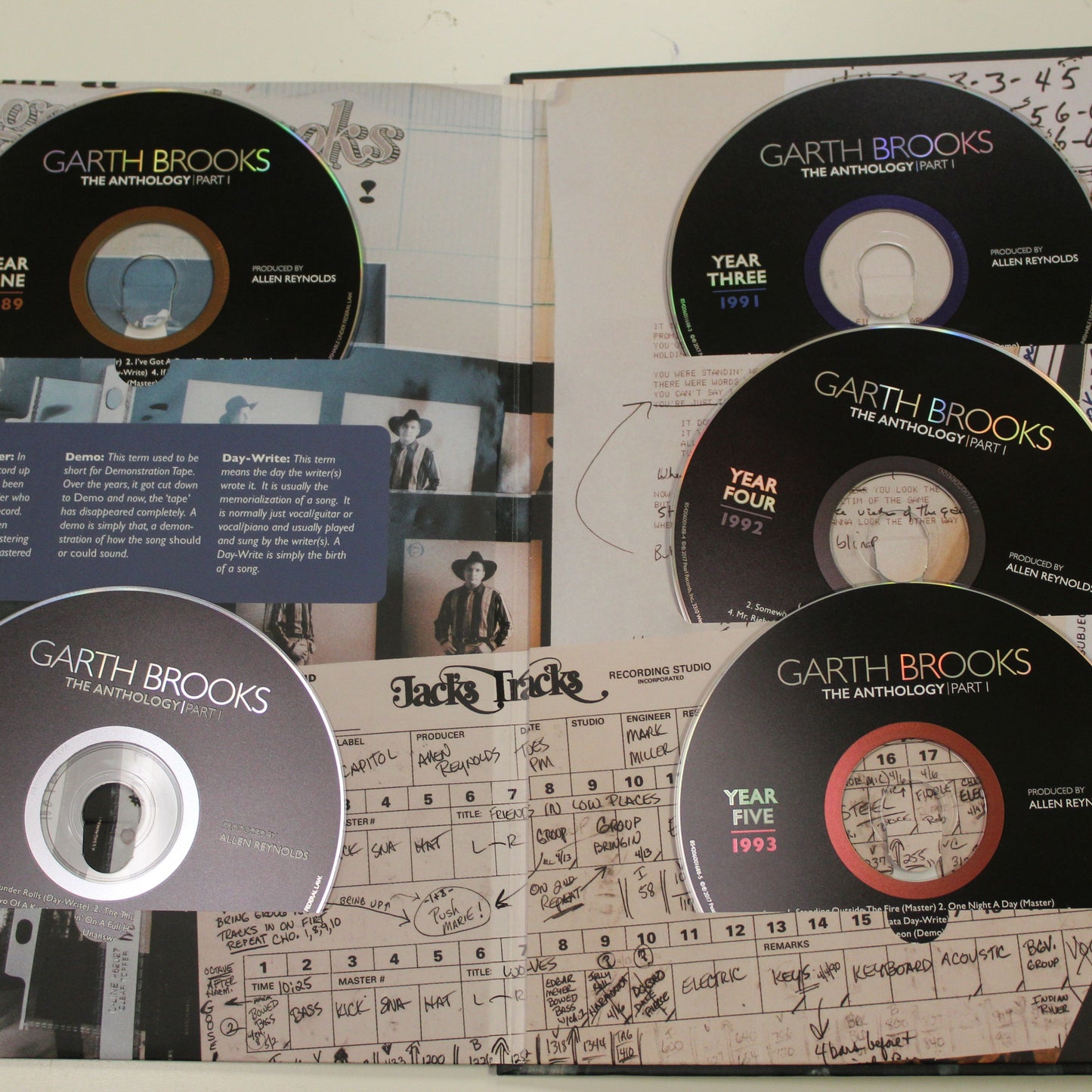 GARTH BROOKS THE ANTHOLOGY PART I & 5 CD'S