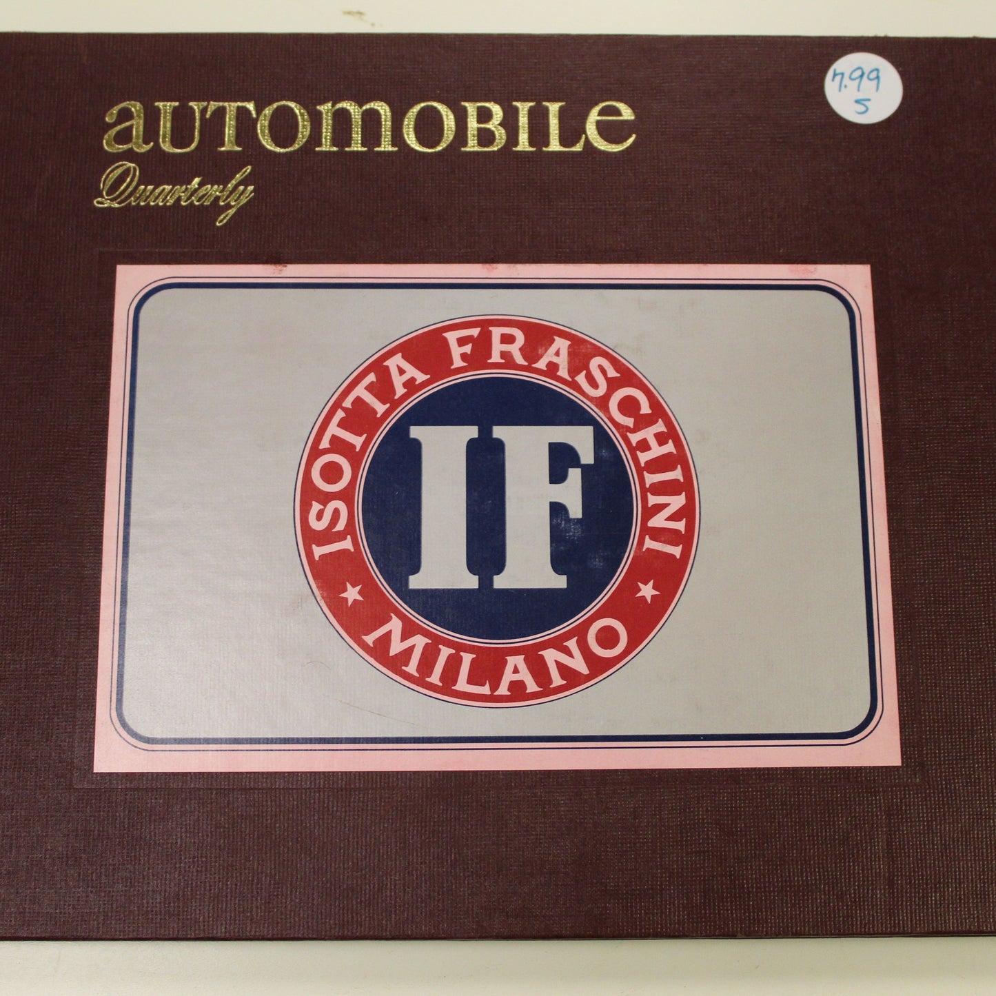 AUTOMOBILE QUARTERLY VOL 12 NO 1