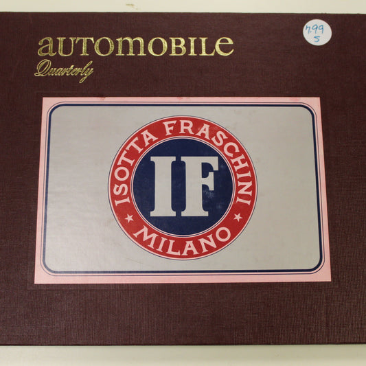 AUTOMOBILE QUARTERLY VOL 12 NO 1