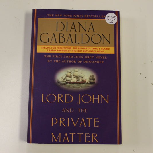 LORD JOHN AND THE PRIVATE MATTER