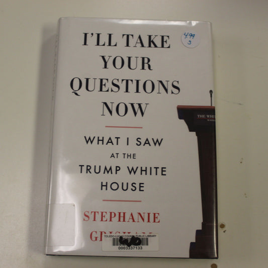 I'LL TAKE YOUR QUESTIONS NOW: WHAT i SAW AT THE TRUMP WHITE HOUSE