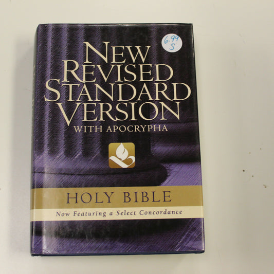 NEW REVISED STANDARD VERSION WITH APOCRYPHA HOLY BIBLE