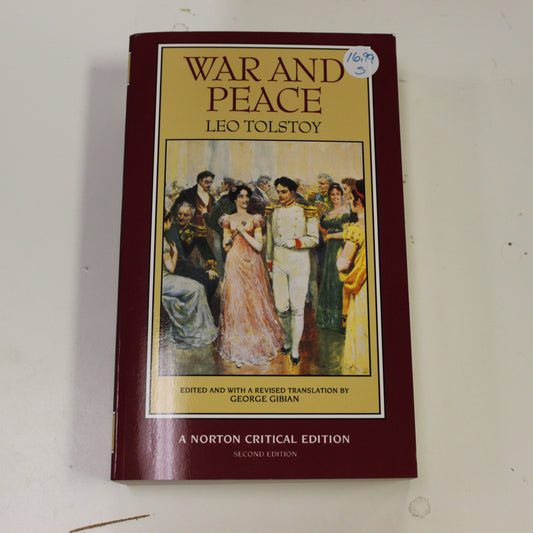 WAR AND PEACE - A NORTON CRITICAL EDITION 2ND EDITION