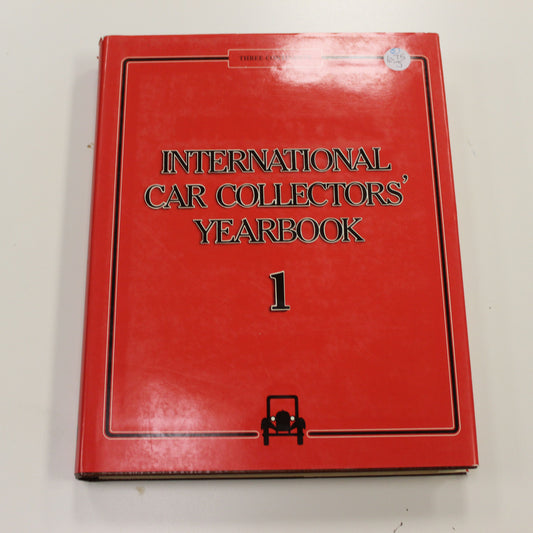 INTERNATIONAL CAR COLLECTOR'S YEARBOOK 1 1985-1986
