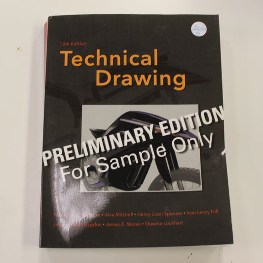 TECHNICAL DRAWING - PRELIMINARY EDITION 13TH EDITION