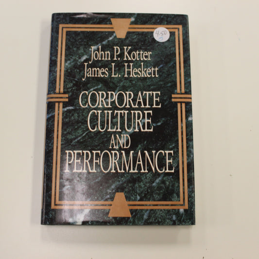 CORPORATE CULTURE AND PERFORMANCE
