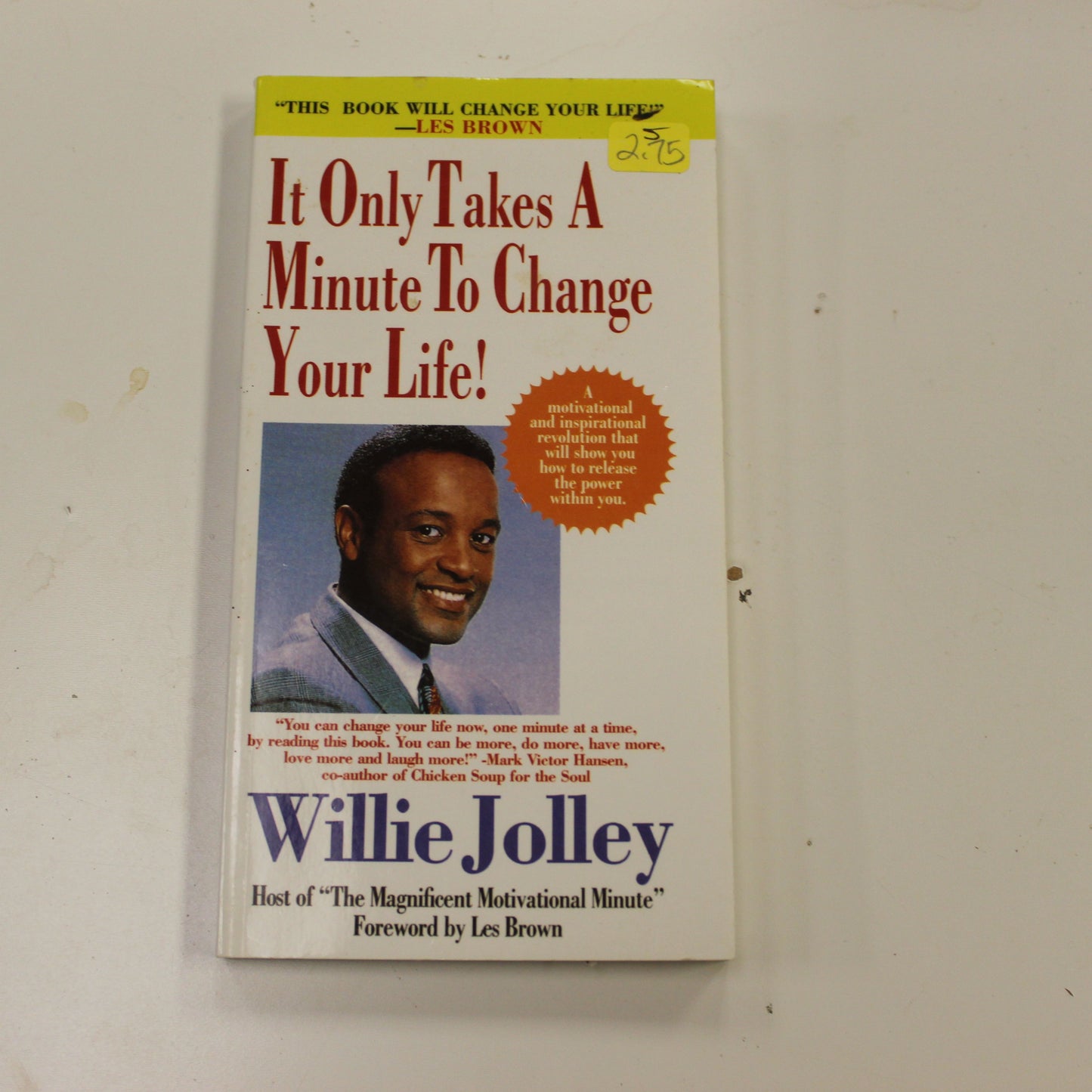 IT ONLY TAKES A MINUTE TO CHANGE YOUR LIFE!