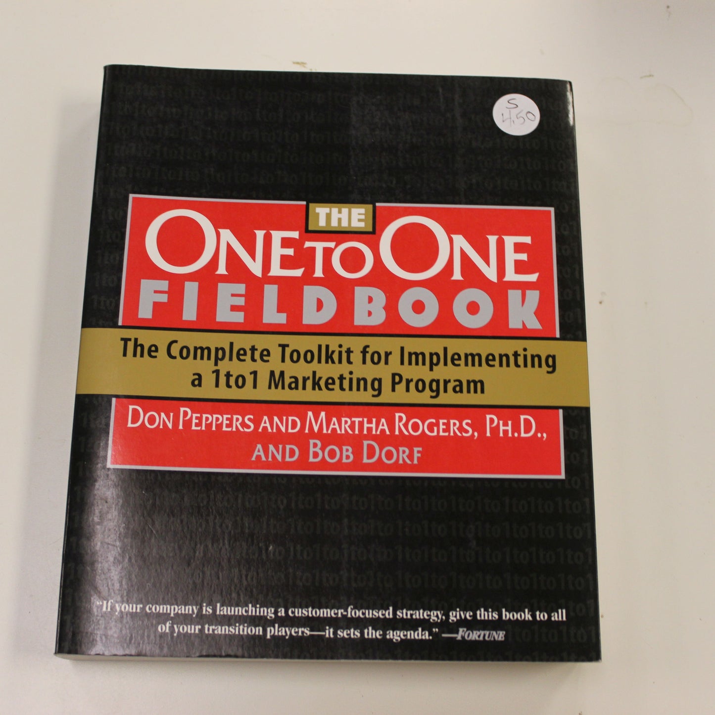 THE ONE TO ONE FIELDBOOK