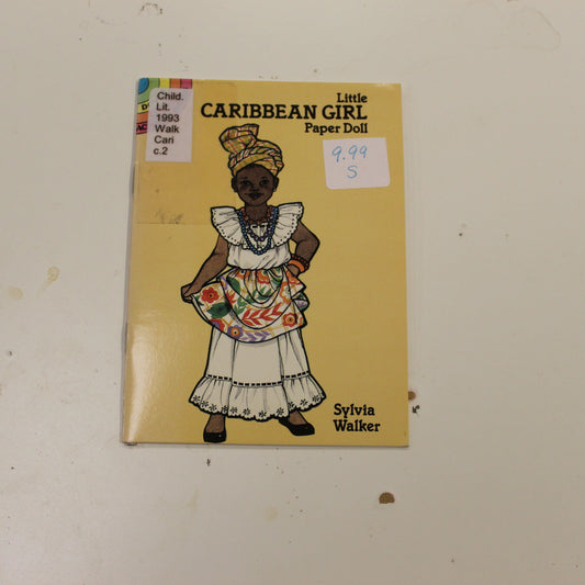LITTLE CARIBBEAN GIRL PAPER DOLL