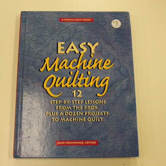 EASY MACHINE QUILTING